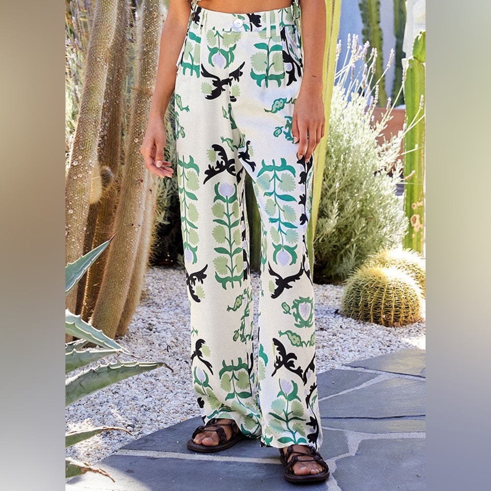 R.G.‎ Kane Finn Trouser Pants Women's XS Wide Leg Relaxed Tailored Minimalist